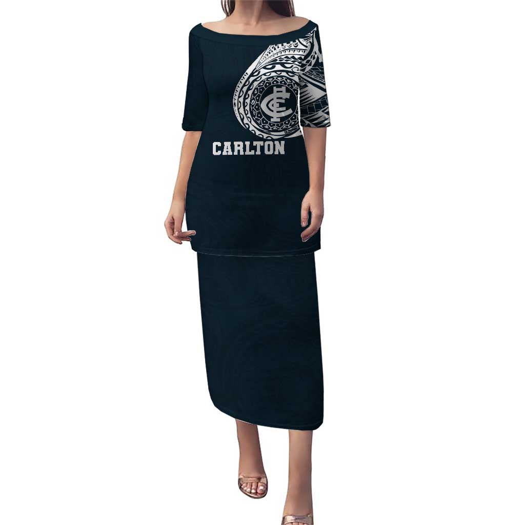 Personalized Carlton Blues Polynesian Puletasi Tribal Chest and Sleeve Tattoo Heritage Warrior