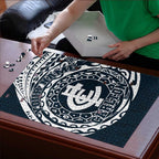 Personalized Carlton Blues Polynesian Puzzle Tribal Chest and Sleeve Tattoo Heritage Warrior