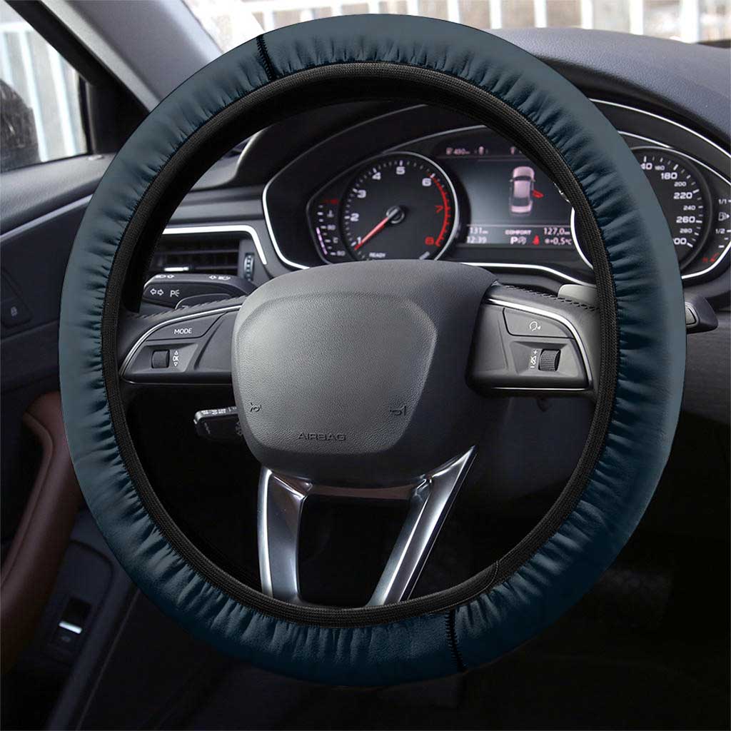 Carlton Blues Polynesian Steering Wheel Cover Tribal Chest and Sleeve Tattoo Heritage Warrior