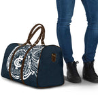 Personalized Carlton Blues Polynesian Travel Bag Tribal Chest and Sleeve Tattoo Heritage Warrior