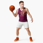 Personalized Brisbane Lions Polynesian Basketball Jersey Tribal Chest and Sleeve Tattoo Heritage Warrior