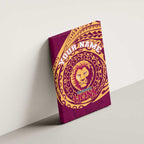 Personalized Brisbane Lions Polynesian Canvas Wall Art Tribal Chest and Sleeve Tattoo Heritage Warrior