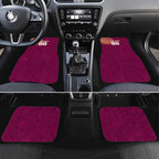 Personalized Brisbane Lions Polynesian Car Mats Tribal Chest and Sleeve Tattoo Heritage Warrior