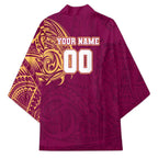 Personalized Brisbane Lions Polynesian Kimono Tribal Chest and Sleeve Tattoo Heritage Warrior