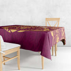Personalized Brisbane Lions Polynesian Tablecloth Tribal Chest and Sleeve Tattoo Heritage Warrior