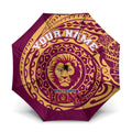 Personalized Brisbane Lions Polynesian Umbrella Tribal Chest and Sleeve Tattoo Heritage Warrior