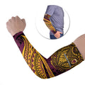 Personalised Brisbane Broncos Arm Sleeves Polynesian Pattern Warrior Horse Rugby