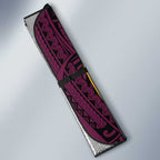 Personalised Brisbane Broncos Auto Sun Shade Polynesian Pattern Warrior Horse Rugby