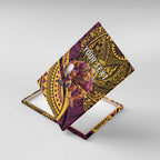 Personalised Brisbane Broncos Canvas Wall Art Polynesian Pattern Warrior Horse Rugby