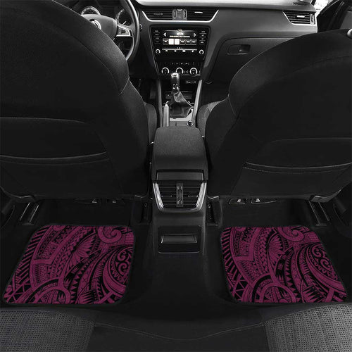 Personalised Brisbane Broncos Car Mats Polynesian Pattern Warrior Horse Rugby