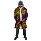 Personalised Brisbane Broncos Cloak Polynesian Pattern Warrior Horse Rugby