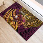 Personalised Brisbane Broncos Rubber Doormat Polynesian Pattern Warrior Horse Rugby