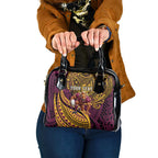 Personalised Brisbane Broncos Shoulder Handbag Polynesian Pattern Warrior Horse Rugby