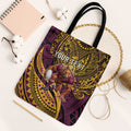 Personalised Brisbane Broncos Tote Bag Polynesian Pattern Warrior Horse Rugby
