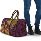 Personalised Brisbane Broncos Travel Bag Polynesian Pattern Warrior Horse Rugby