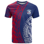 Personalised Western Bulldogs Mascot T Shirt Polynesian Tribal Pattern Bold Bulldog Football