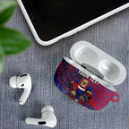 Custom Western Bulldogs Mascot AirPods Case Polynesian Tribal Swirl Dynamic - Bulldog Football