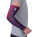 Custom Western Bulldogs Mascot Arm Sleeves Polynesian Tribal Swirl Dynamic - Bulldog Football