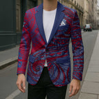 Custom Western Bulldogs Mascot Blazer Polynesian Tribal Swirl Dynamic - Bulldog Football