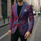 Custom Western Bulldogs Mascot Blazer Polynesian Tribal Swirl Dynamic - Bulldog Football