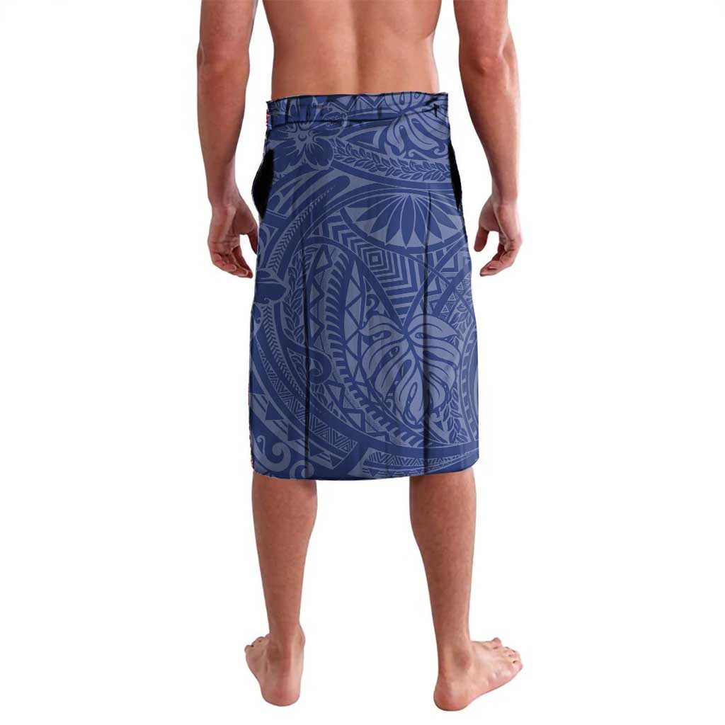 Custom Western Bulldogs Mascot Lavalava Polynesian Tribal Swirl Dynamic - Bulldog Football