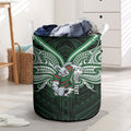 Custom South Sydney Rabbitohs Rugby Laundry Basket Rabbit Warrior Polynesia Islander Rugby Mascot