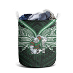 Custom South Sydney Rabbitohs Rugby Laundry Basket Rabbit Warrior Polynesia Islander Rugby Mascot