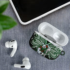 Custom South Sydney Rabbitohs Rugby AirPods Case Rabbit Warrior Polynesia Islander Rugby Mascot