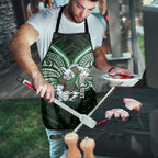 Custom South Sydney Rabbitohs Rugby Apron Rabbit Warrior Polynesia Islander Rugby Mascot