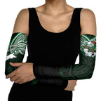 Custom South Sydney Rabbitohs Rugby Arm Sleeves Rabbit Warrior Polynesia Islander Rugby Mascot