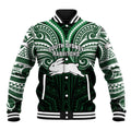 Custom South Sydney Rabbitohs Rugby Baseball Jacket Rabbit Warrior Polynesia Islander Rugby Mascot