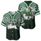 Custom South Sydney Rabbitohs Rugby Baseball Jersey Rabbit Warrior Polynesia Islander Rugby Mascot