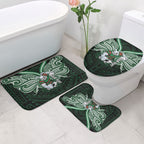 Custom South Sydney Rabbitohs Rugby Bathroom Set Rabbit Warrior Polynesia Islander Rugby Mascot