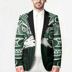 Custom South Sydney Rabbitohs Rugby Blazer Rabbit Warrior Polynesia Islander Rugby Mascot