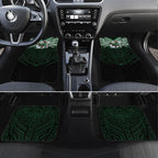 Custom South Sydney Rabbitohs Rugby Car Mats Rabbit Warrior Polynesia Islander Rugby Mascot