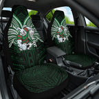 Custom South Sydney Rabbitohs Rugby Car Seat Cover Rabbit Warrior Polynesia Islander Rugby Mascot