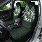 Custom South Sydney Rabbitohs Rugby Car Seat Cover Rabbit Warrior Polynesia Islander Rugby Mascot