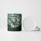 Custom South Sydney Rabbitohs Rugby Ceramic Mug Rabbit Warrior Polynesia Islander Rugby Mascot