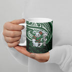 Custom South Sydney Rabbitohs Rugby Ceramic Mug Rabbit Warrior Polynesia Islander Rugby Mascot