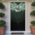 Custom South Sydney Rabbitohs Rugby Door Cover Rabbit Warrior Polynesia Islander Rugby Mascot