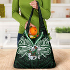 Custom South Sydney Rabbitohs Rugby Grocery Bag Rabbit Warrior Polynesia Islander Rugby Mascot