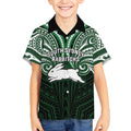 Custom South Sydney Rabbitohs Rugby Kid Hawaiian Shirt Rabbit Warrior Polynesia Islander Rugby Mascot