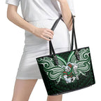 Custom South Sydney Rabbitohs Rugby Leather Tote Bag Rabbit Warrior Polynesia Islander Rugby Mascot