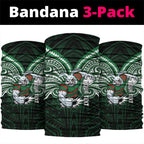 Custom South Sydney Rabbitohs Rugby Neck Gaiter Rabbit Warrior Polynesia Islander Rugby Mascot