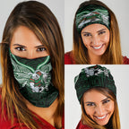 Custom South Sydney Rabbitohs Rugby Neck Gaiter Rabbit Warrior Polynesia Islander Rugby Mascot