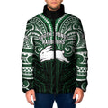 Custom South Sydney Rabbitohs Rugby Padded Jacket Rabbit Warrior Polynesia Islander Rugby Mascot