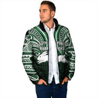 Custom South Sydney Rabbitohs Rugby Padded Jacket Rabbit Warrior Polynesia Islander Rugby Mascot