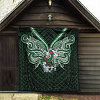 Custom South Sydney Rabbitohs Rugby Quilt Rabbit Warrior Polynesia Islander Rugby Mascot