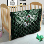 Custom South Sydney Rabbitohs Rugby Quilt Rabbit Warrior Polynesia Islander Rugby Mascot