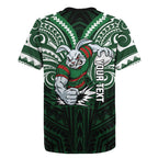 Custom South Sydney Rabbitohs Rugby Rugby Jersey Rabbit Warrior Polynesia Islander Rugby Mascot